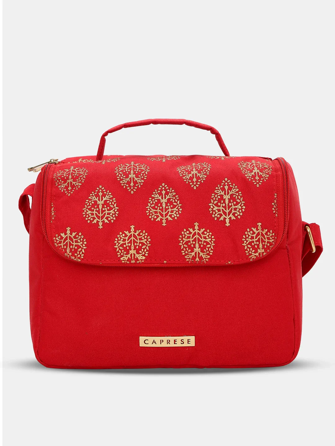Caprese Rosy Medium Maroon Vanity Case - Image 7