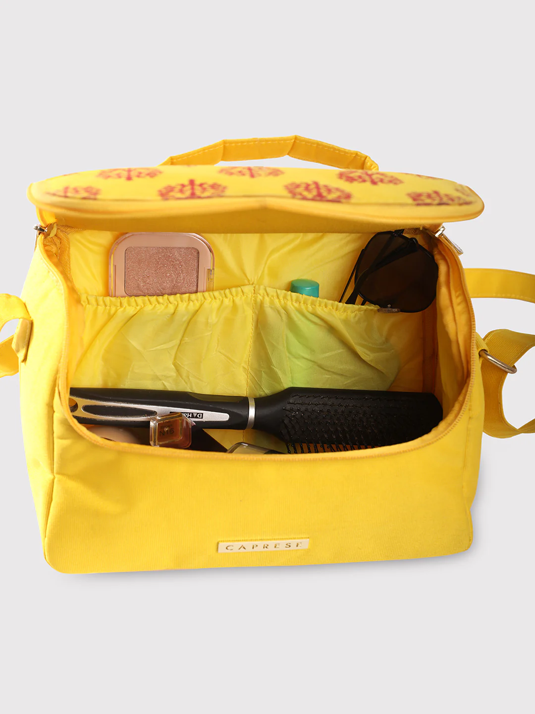 Caprese Rosy Medium Yellow Vanity Case - Image 12