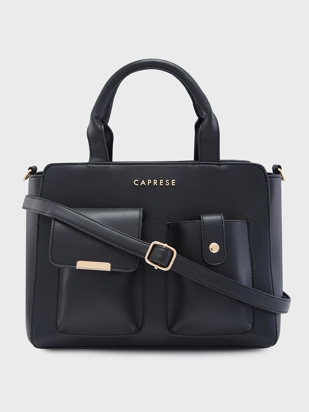 Caprese Roxena Medium Black Tote Bag - Image 14