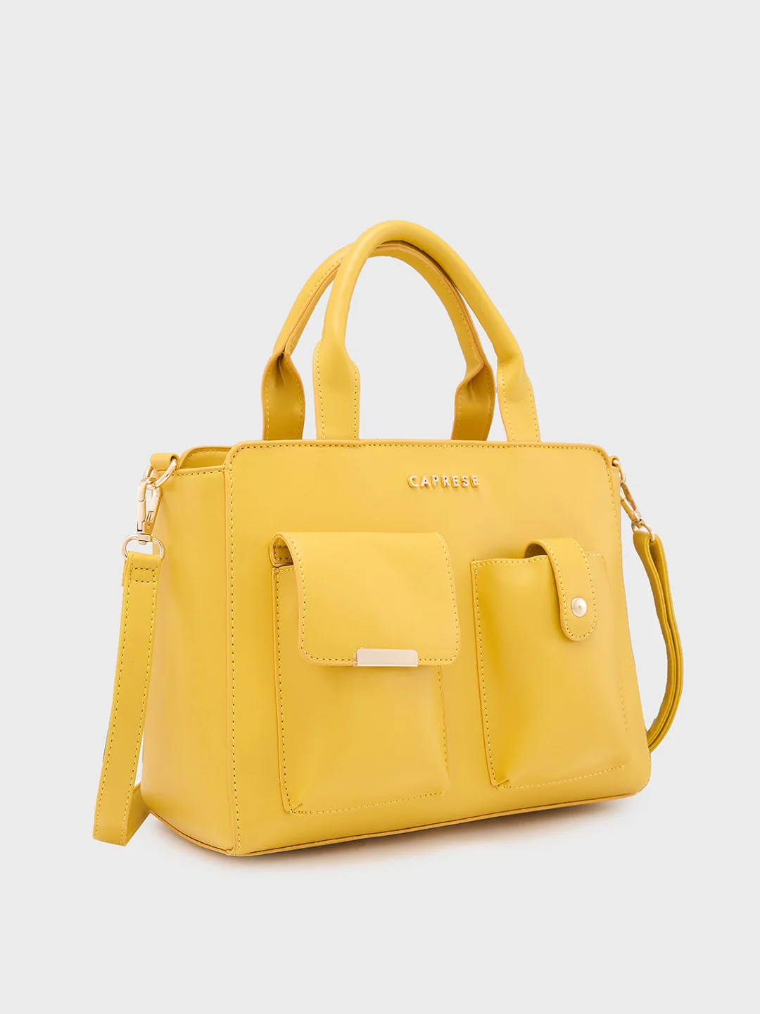 Caprese Roxena Medium Yellow Tote Bag - Image 6