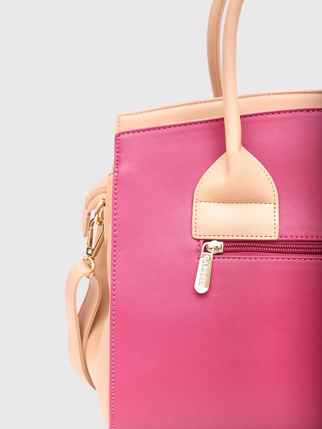 Caprese Ruby Large Magenta Satchel Bag - Image 6