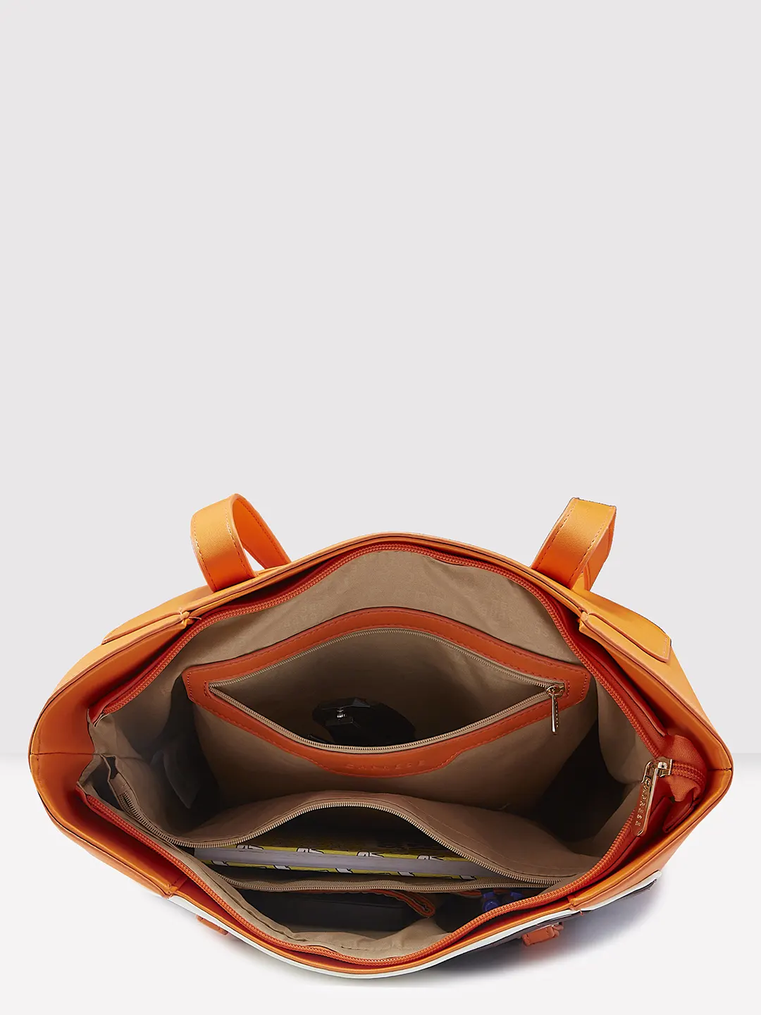 Caprese Ruth Large Brown Tote Bag - Image 4