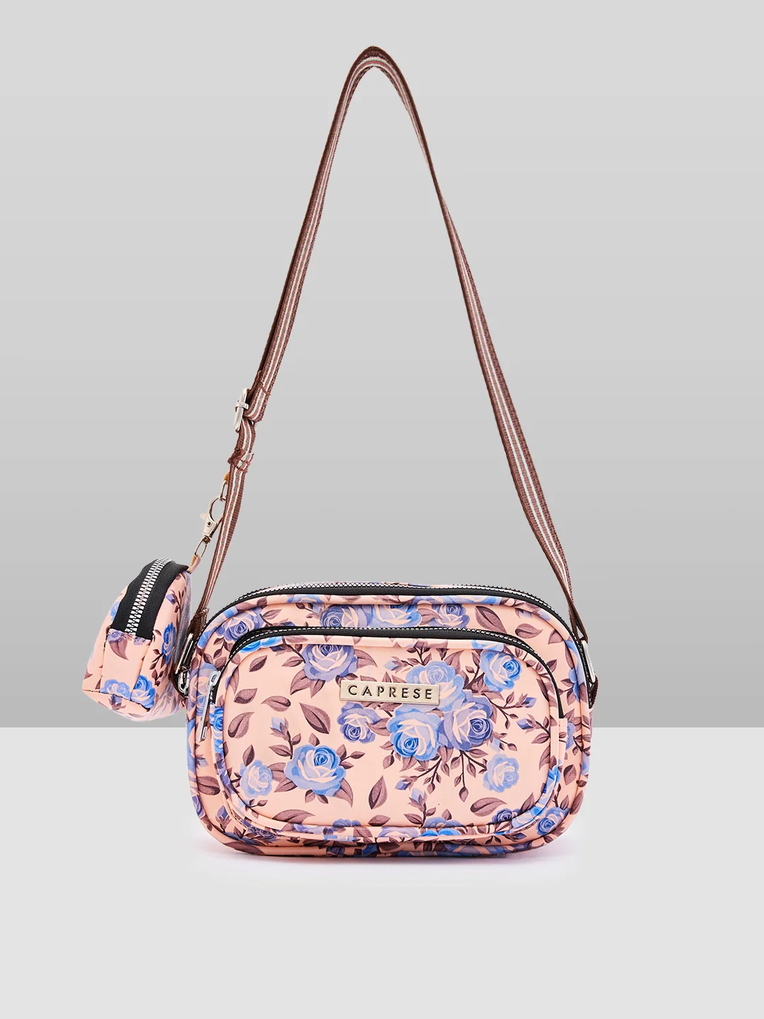 Caprese Ryko Medium Blush Sling Bag