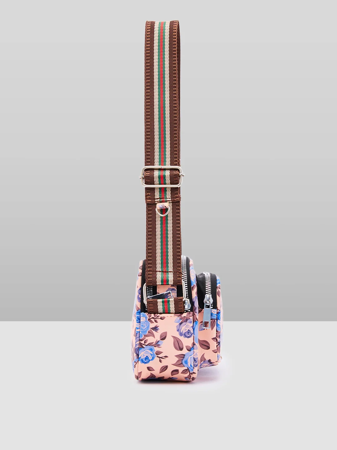 Caprese Ryko Medium Blush Sling Bag - Image 11