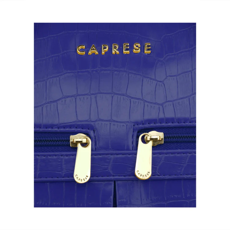 Caprese Rylee Satchel Large Blue Laptop Bag - Image 9