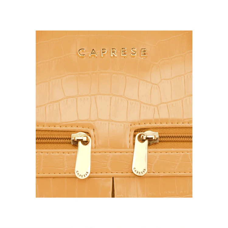 Caprese Rylee Satchel Large Yellow Laptop Bag - Image 8