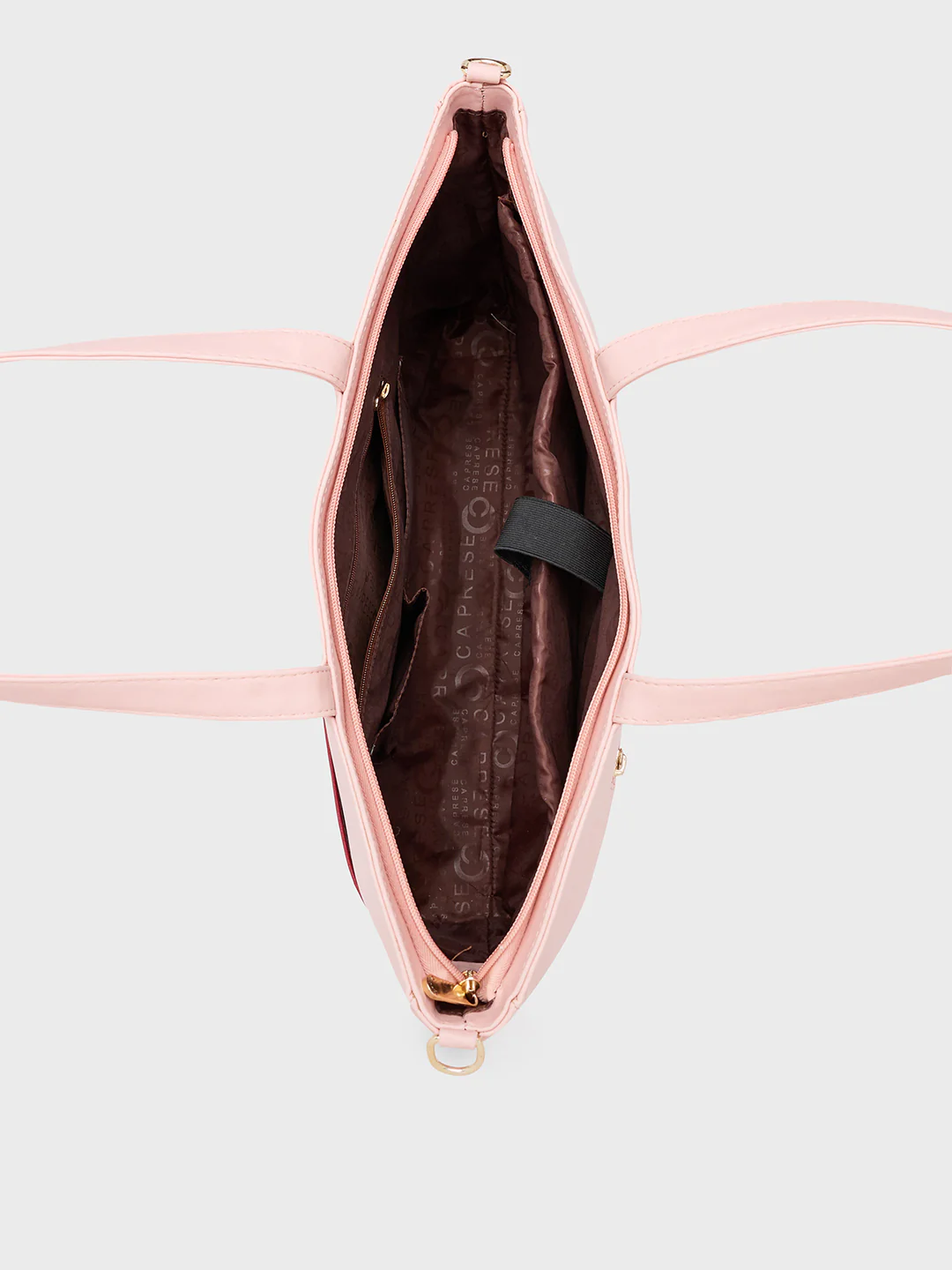 Caprese Ryma Medium Blush & Maroon Laptop Bag Bag - Image 9