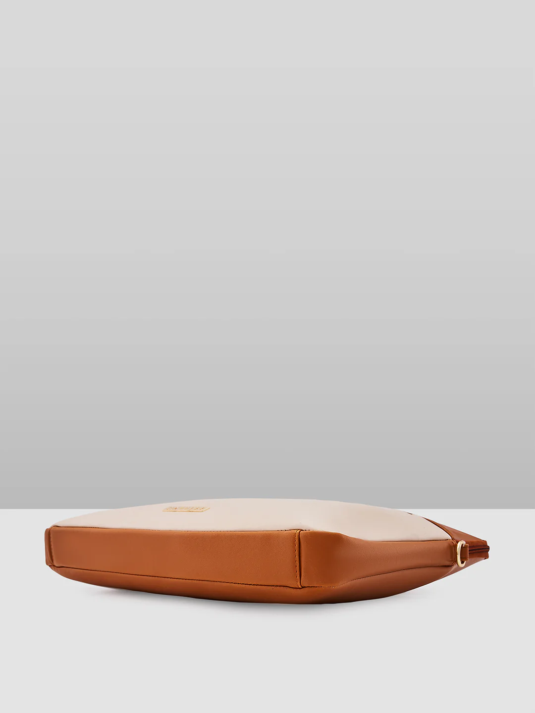Caprese Ryma Medium Tan & Beige Laptop Bag Bag - Image 5