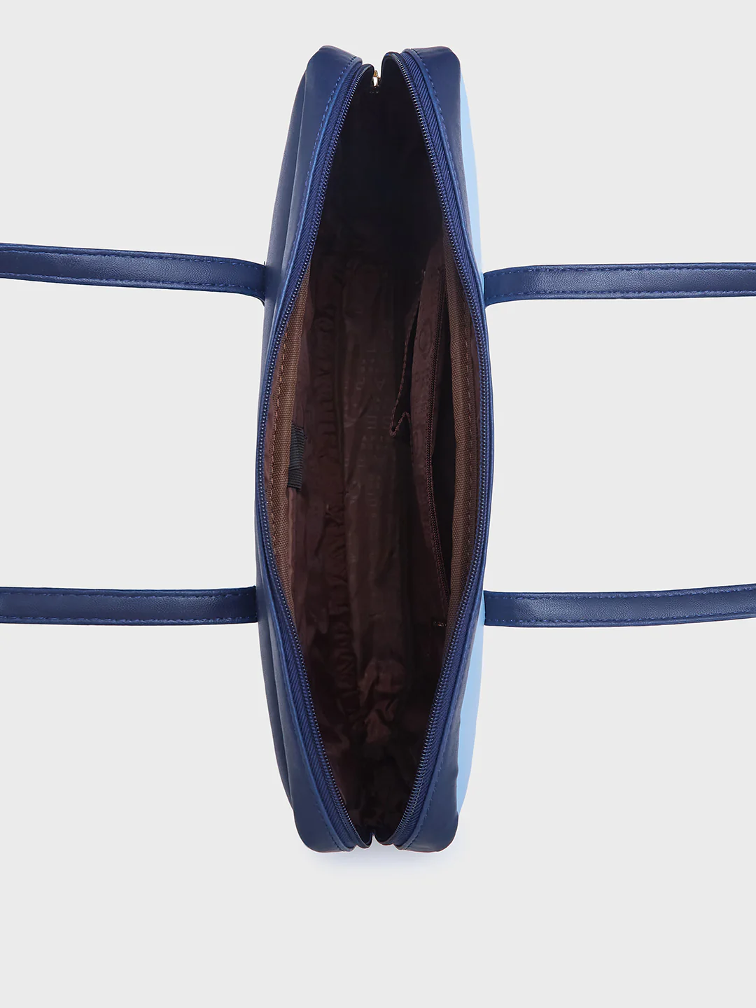 Caprese Ryma Small Blue & Navy Laptop Bag Bag - Image 9