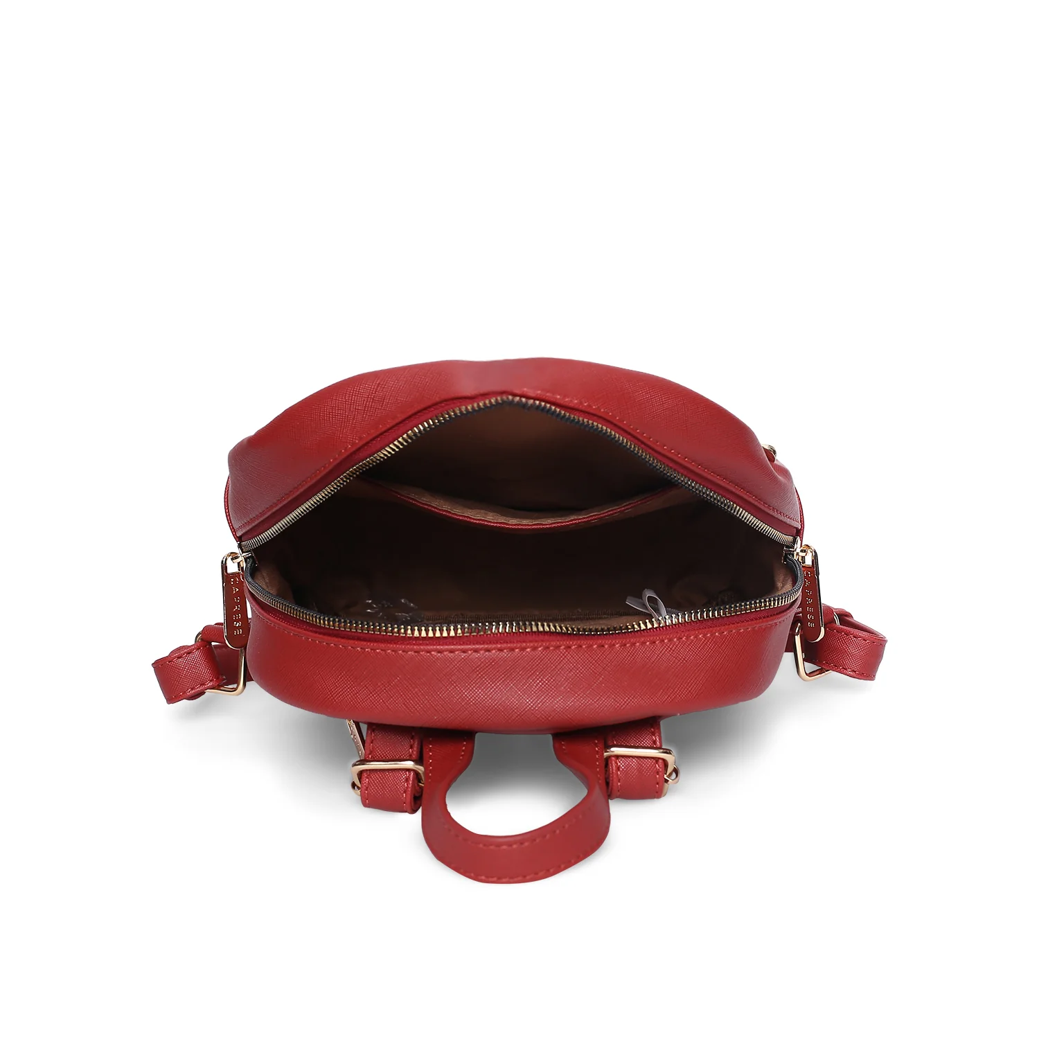 Caprese Sabeena Medium Maroon Backpack - Image 9