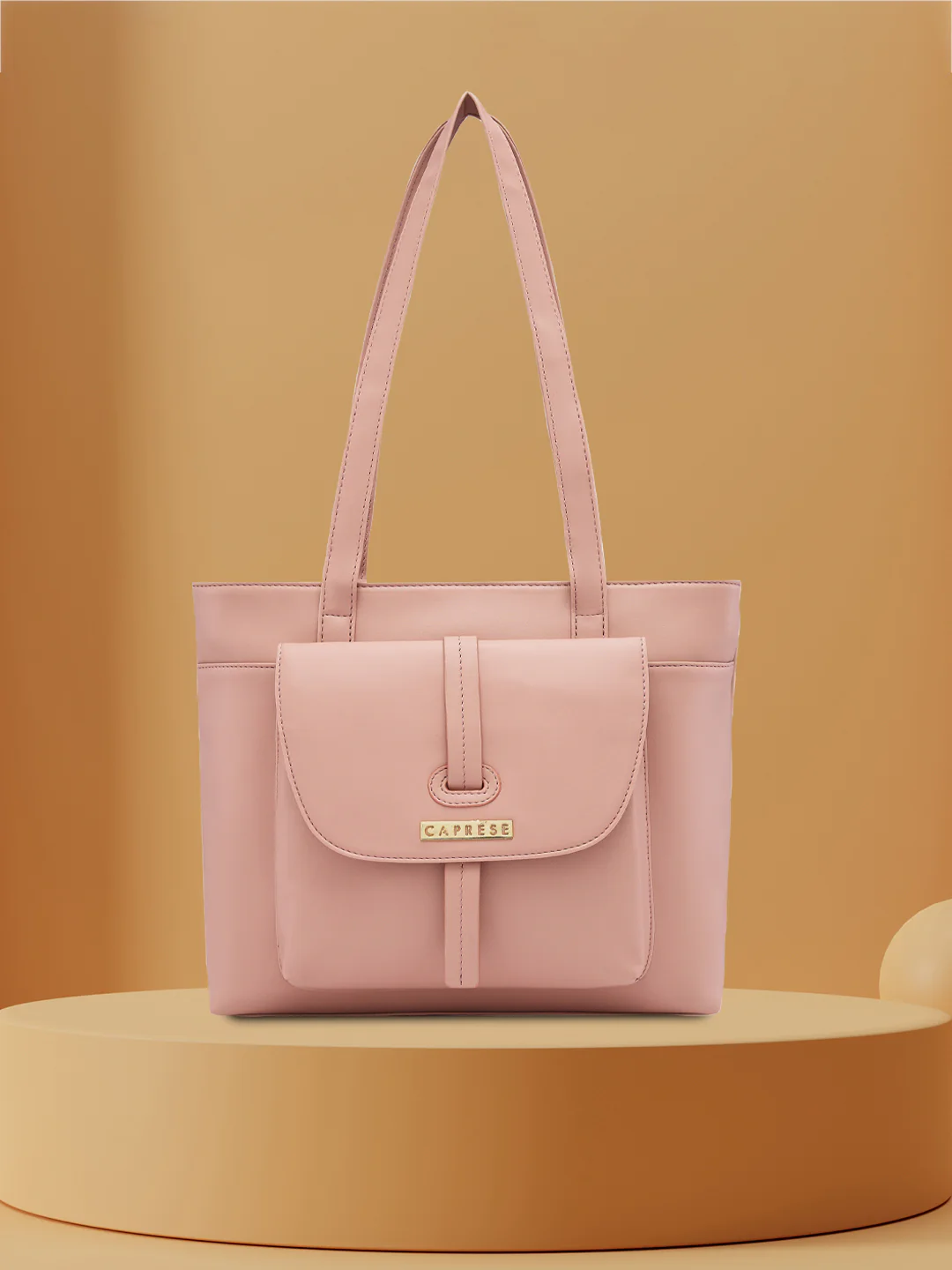 Caprese Sabeera Large Blush Tote Bag - Image 13