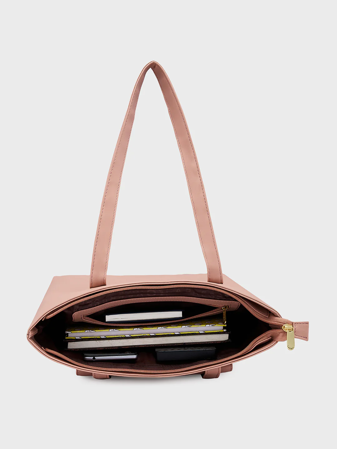 Caprese Sabeera Large Blush Tote Bag - Image 9