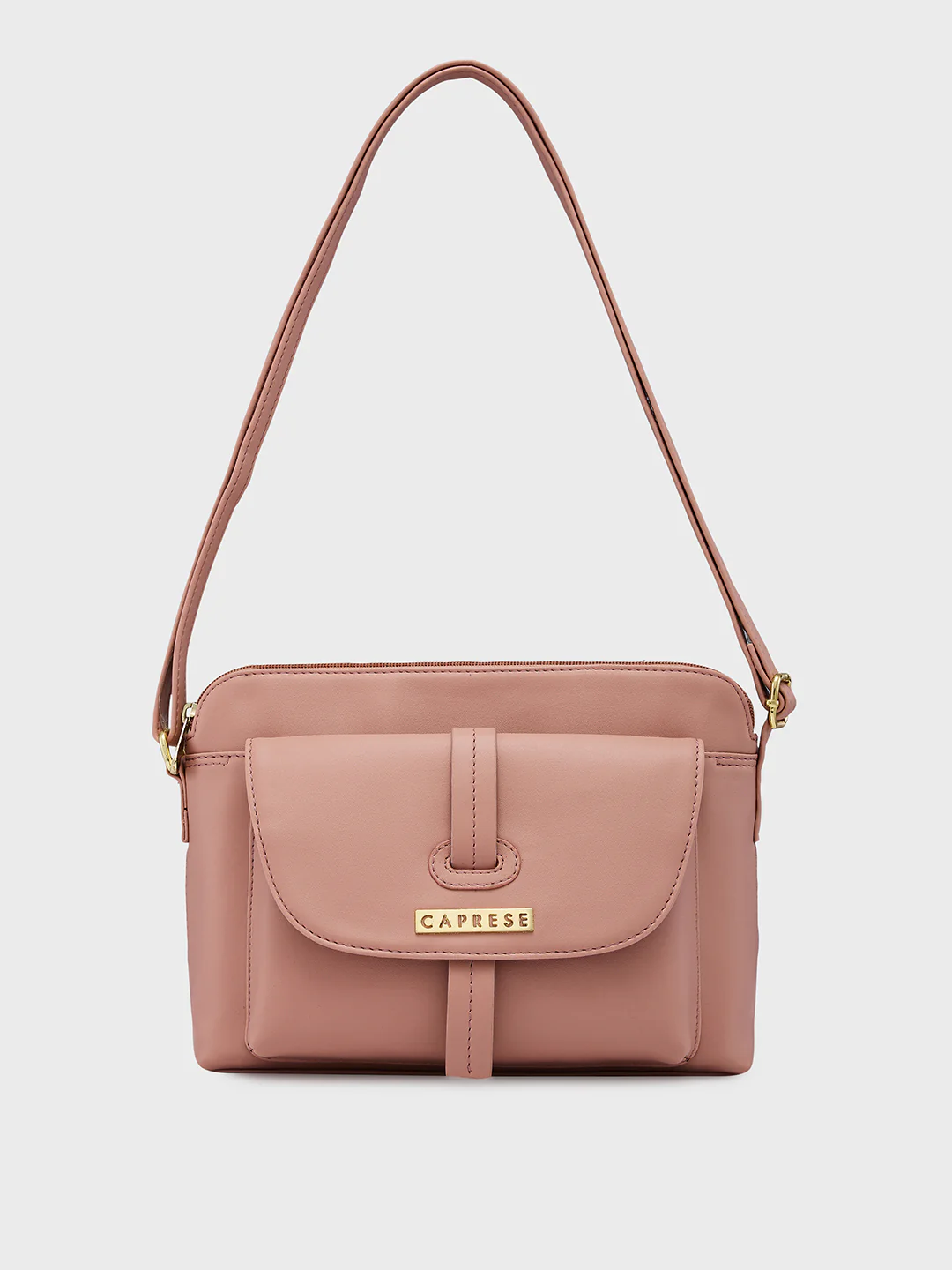 Caprese Sabeera Medium Blush Sling Bag - Image 3