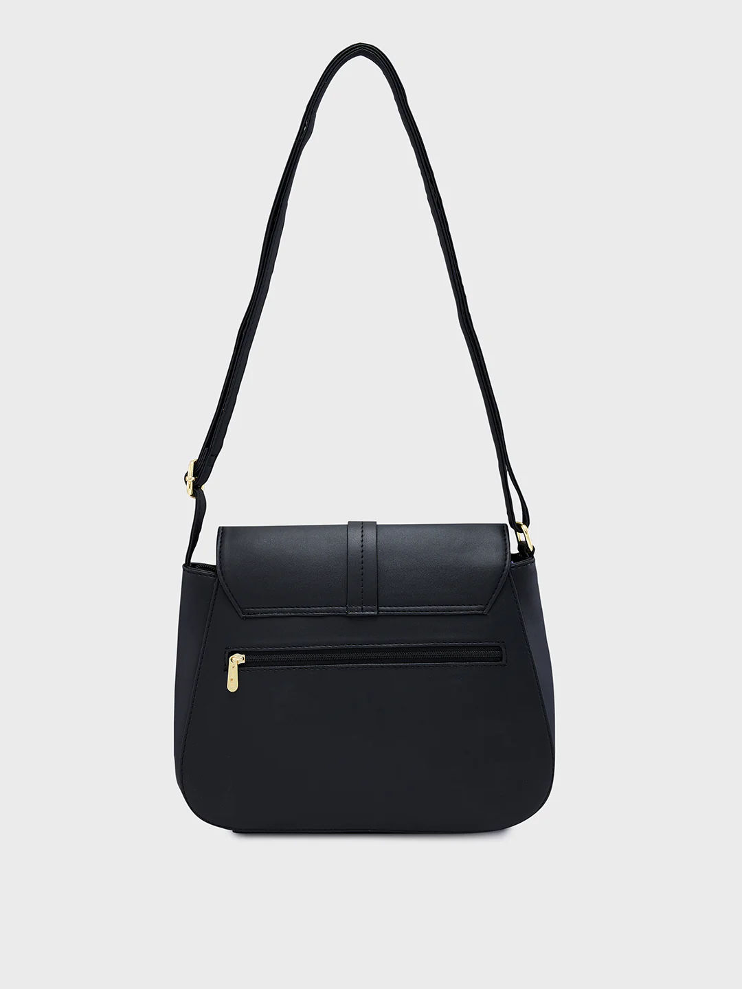 Caprese Sabeera Small Black Sling Bag - Image 5