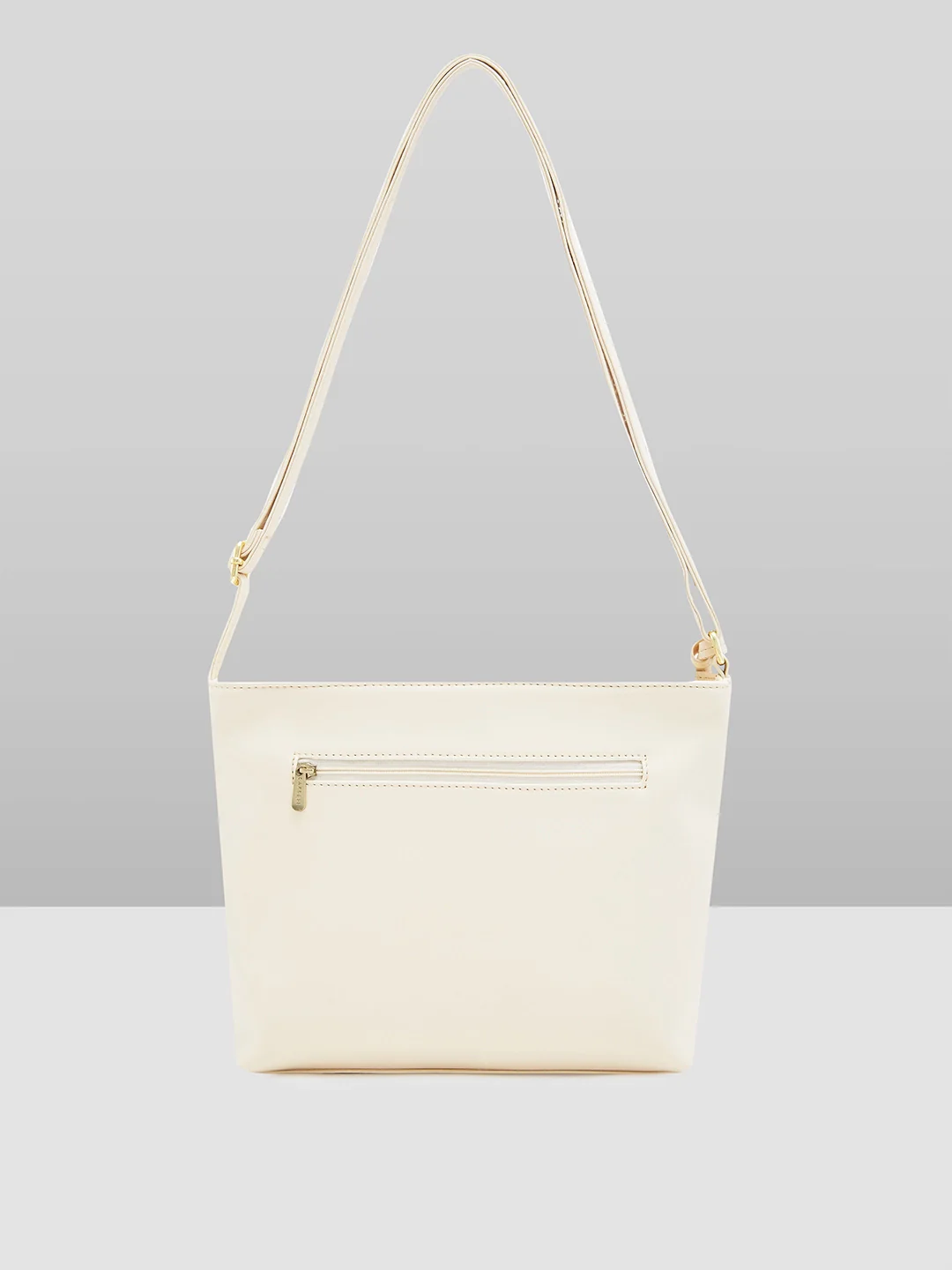 Caprese Sabreen Medium Beige Sling Bag - Image 3