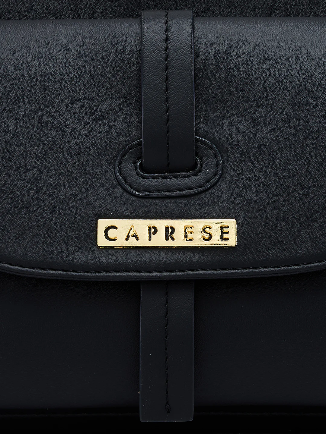 Caprese Sabreen Medium Black Sling Bag - Image 11