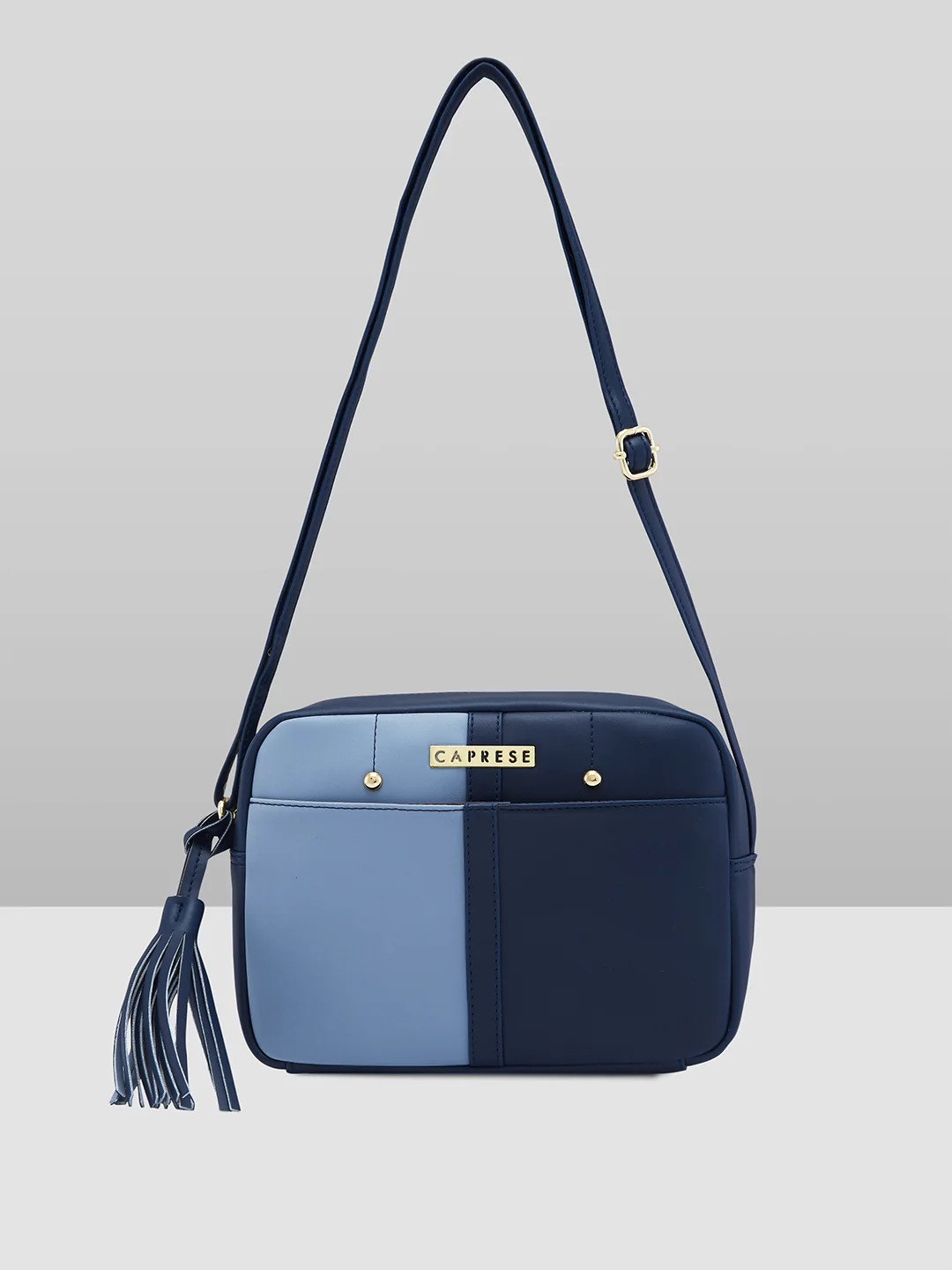 Caprese Sabreen Small Navy Sling Bag