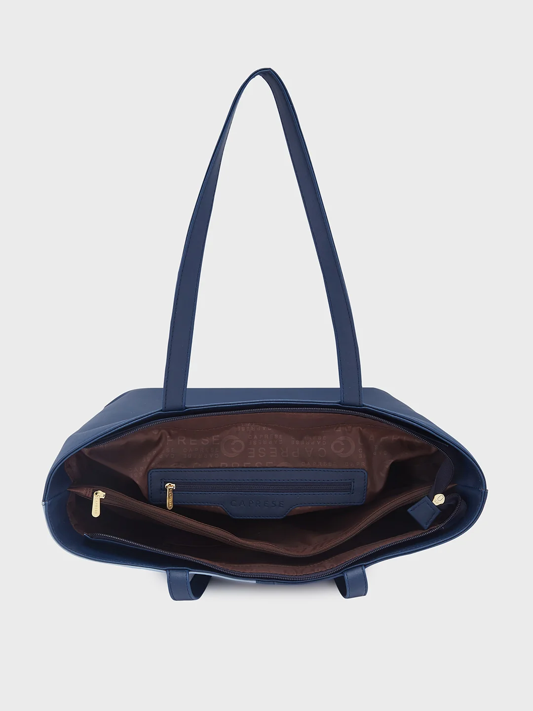Caprese Sabreen Large Blue Navy Tote Bag - Image 9