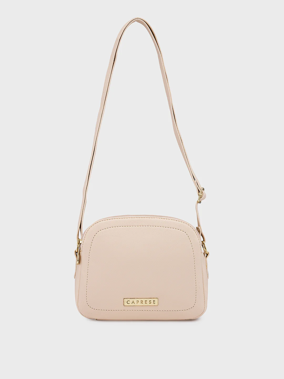 Caprese Safia Small Beige Sling Bag