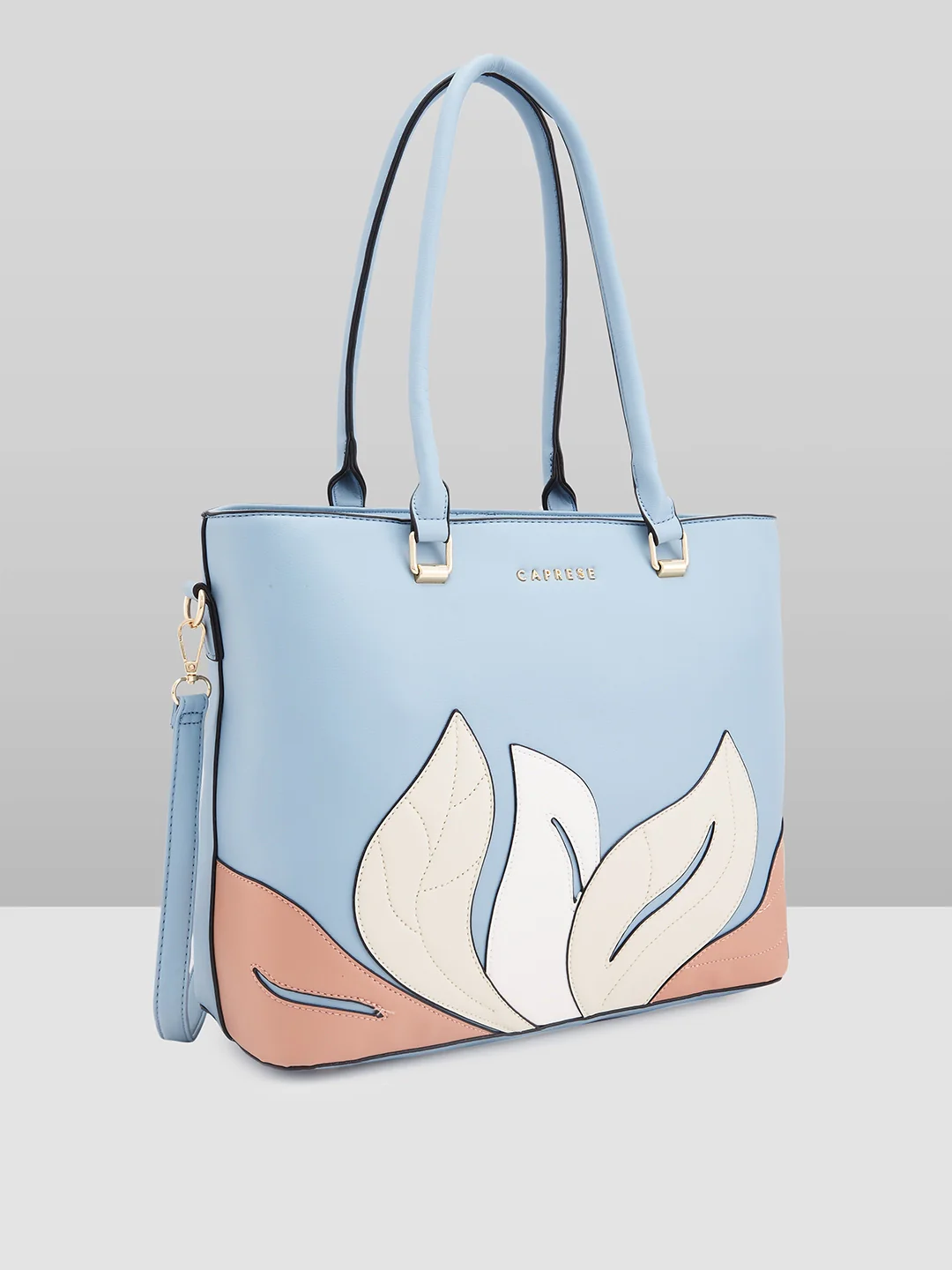 Caprese Sage Large Blue Tote Bag - Image 4