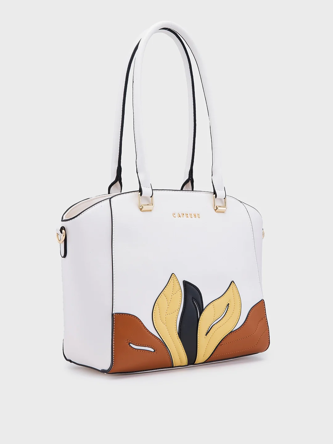 Caprese Sage Medium White Satchel Bag - Image 4