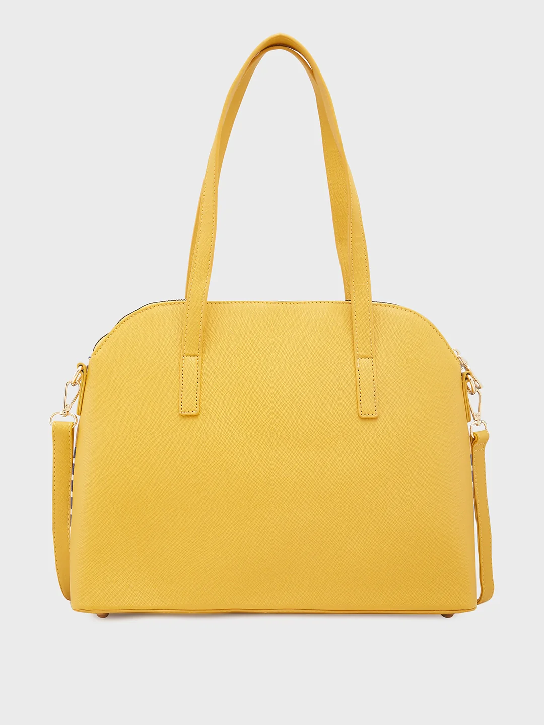 Caprese Sailer Medium Yellow Satchel Bag - Image 4