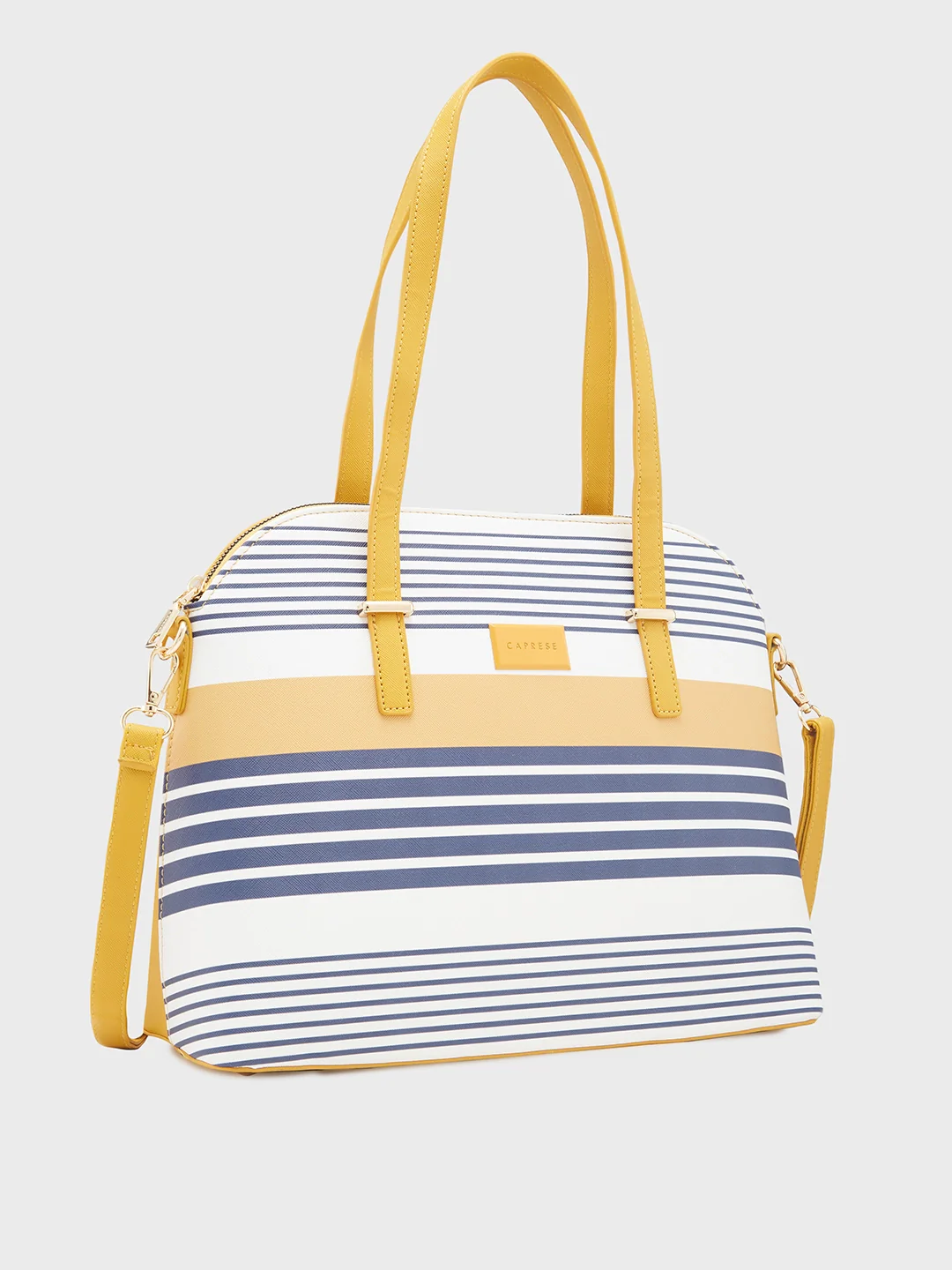 Caprese Sailer Medium Yellow Satchel Bag - Image 5