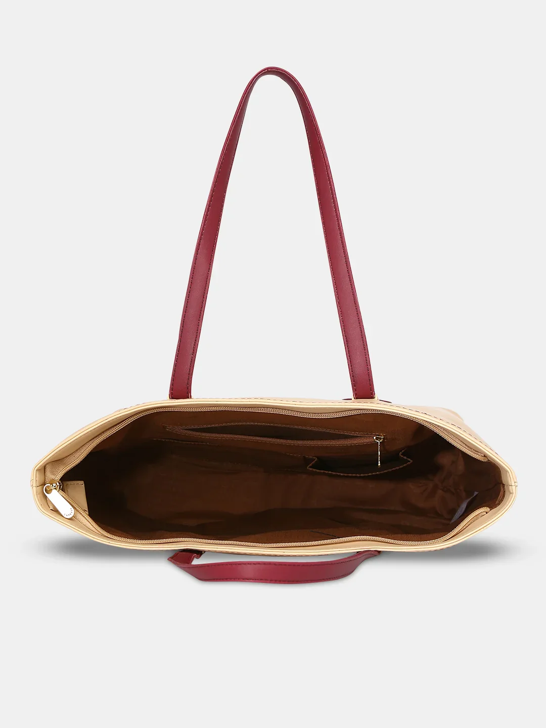 Caprese Salvo Medium Maroon Tote Bag - Image 12