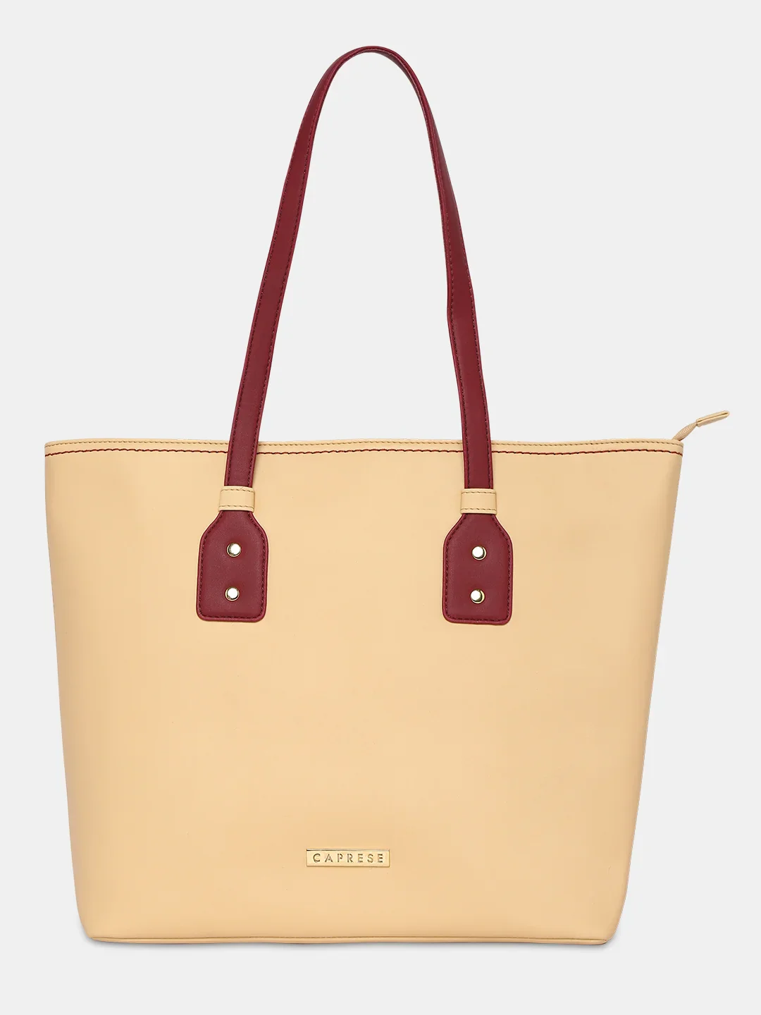 Caprese Salvo Medium Maroon Tote Bag - Image 6
