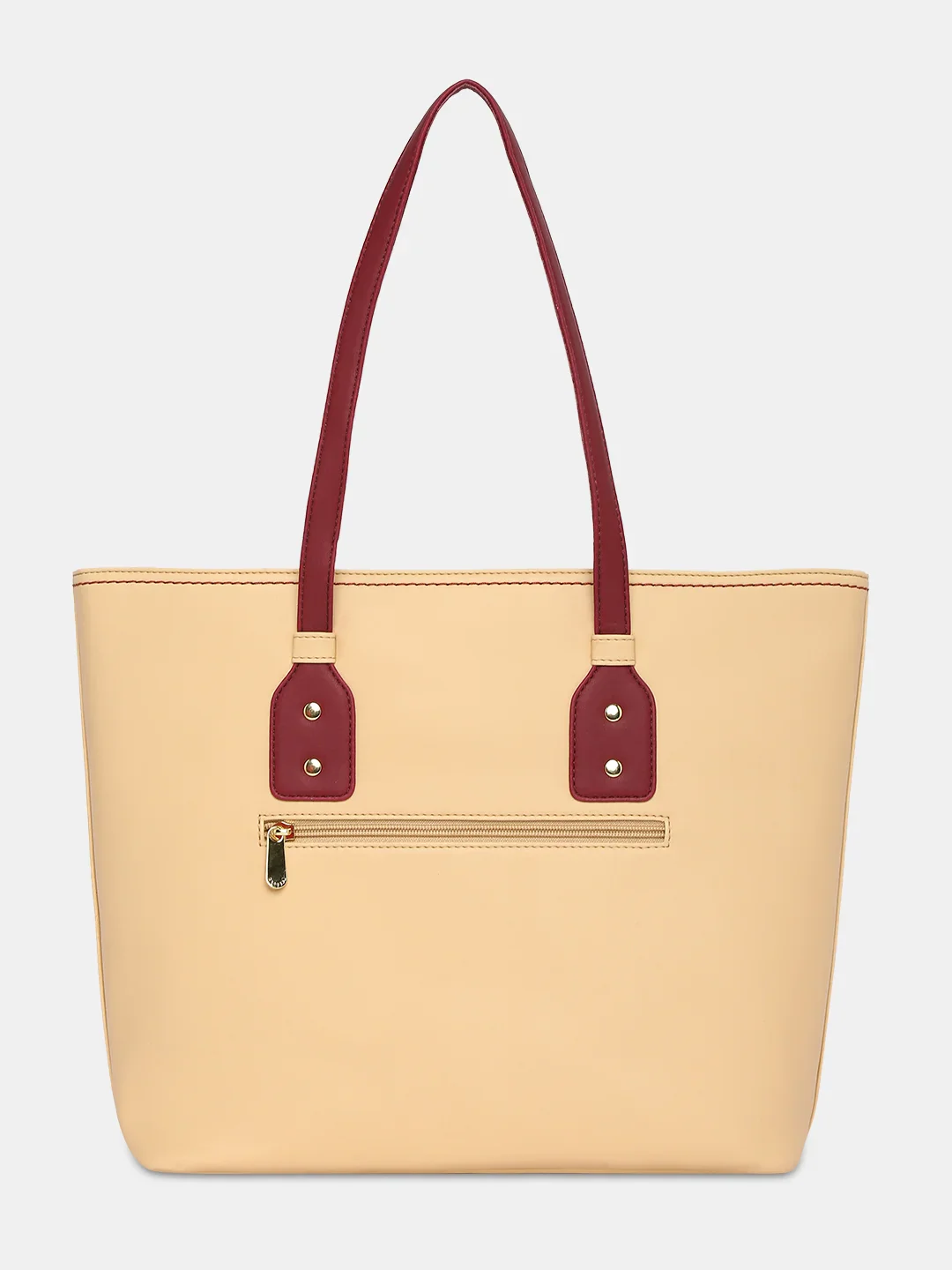 Caprese Salvo Medium Maroon Tote Bag - Image 7