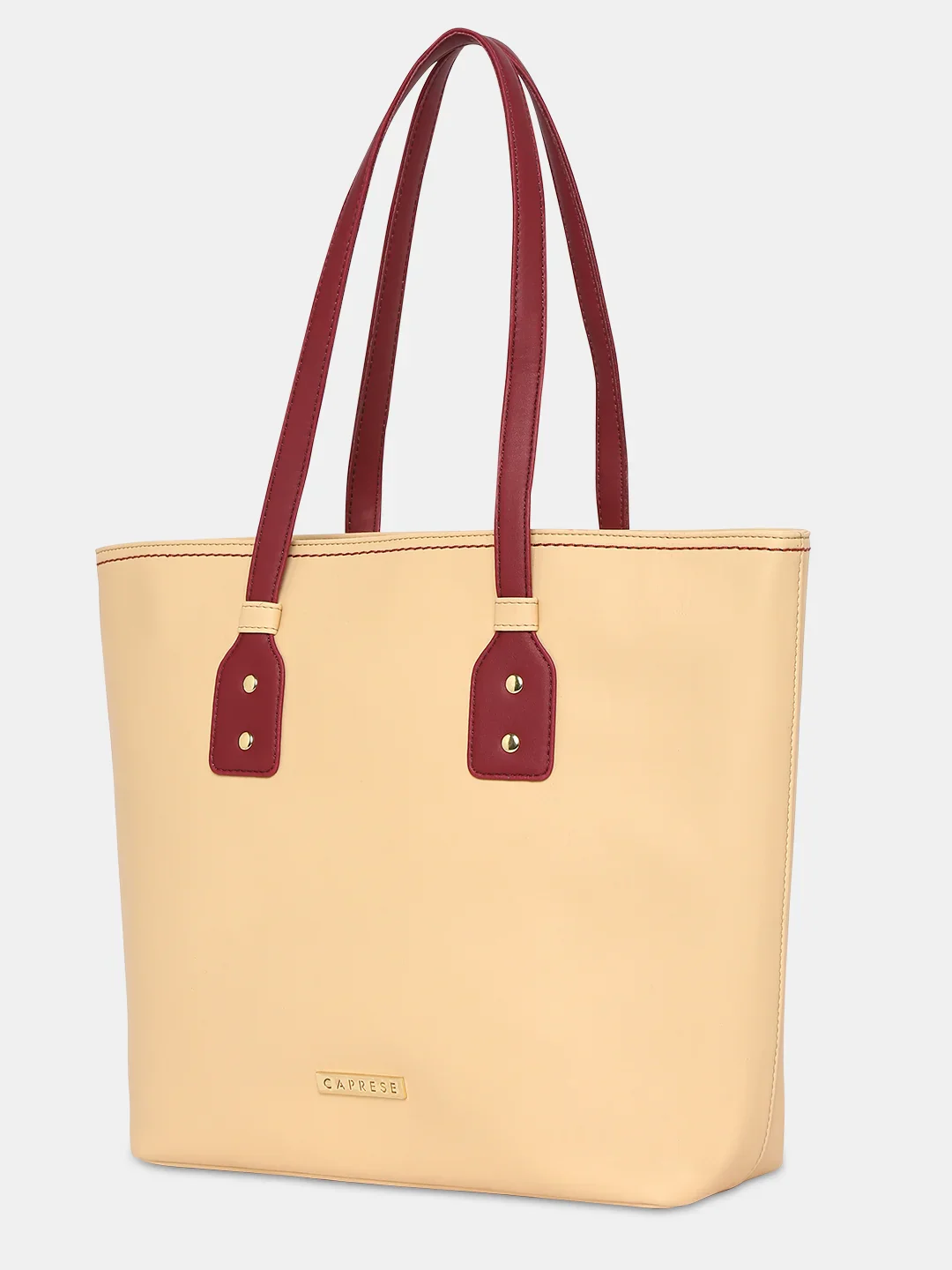 Caprese Salvo Medium Maroon Tote Bag - Image 9