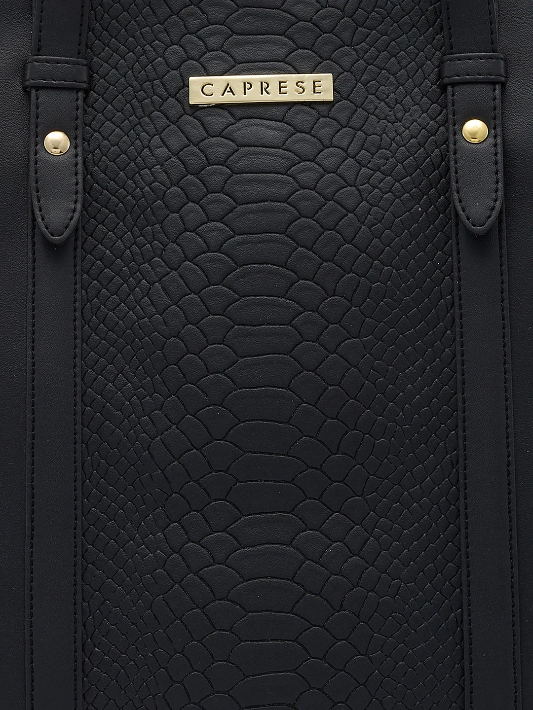 Caprese Sameera Large Black Laptop Tote Bag - Image 11