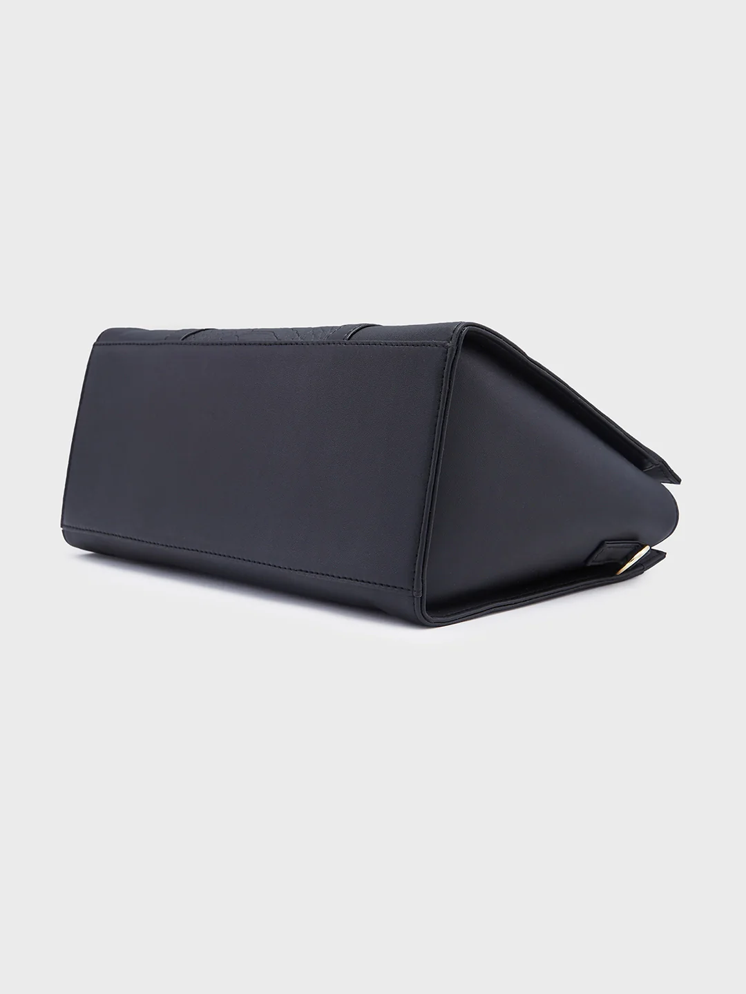 Caprese Sameera Medium Black Satchel Bag - Image 5