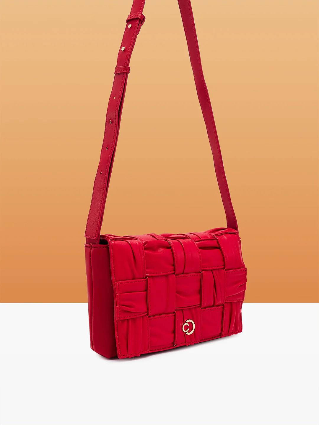Caprese Sandie Small Red Sling Bag - Image 14
