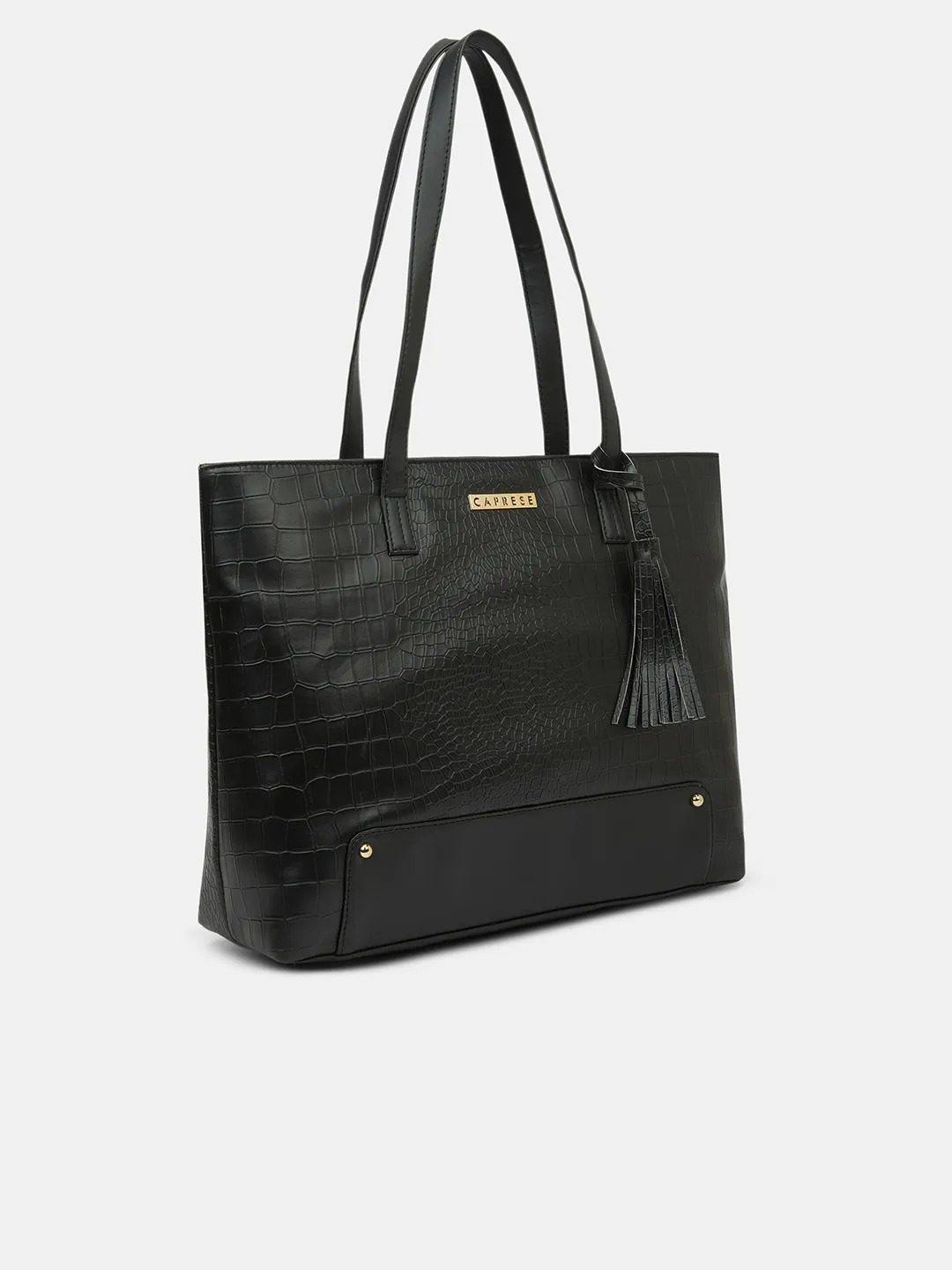 Caprese Sansa Large Black Tote Bag - Image 3