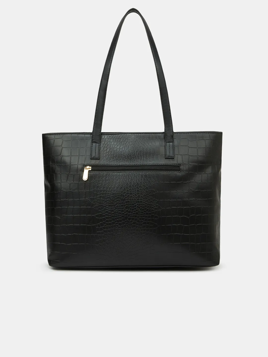 Caprese Sansa Large Black Tote Bag - Image 4