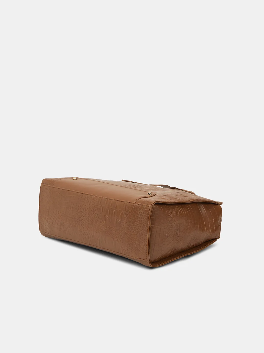 Caprese Sansa Large Tan Satchel Bag - Image 5