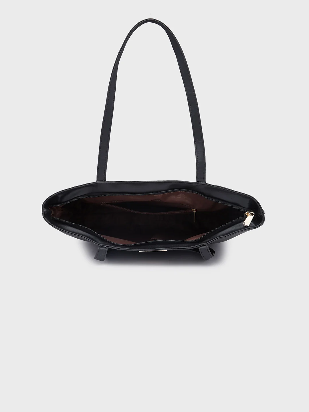 Caprese Sari Medium Black Tote Bag - Image 10