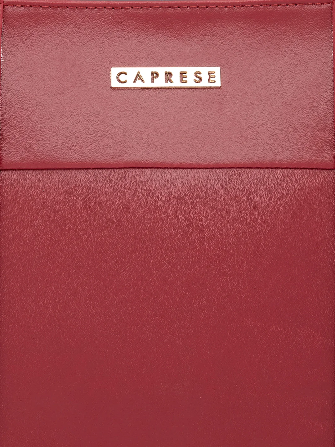 Caprese Sari Medium Maroon Tote Bag - Image 11