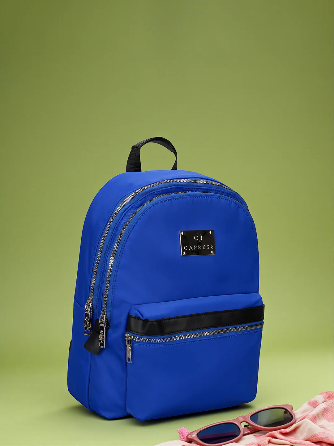 Caprese Saturn Medium Blue Backpack - Image 11