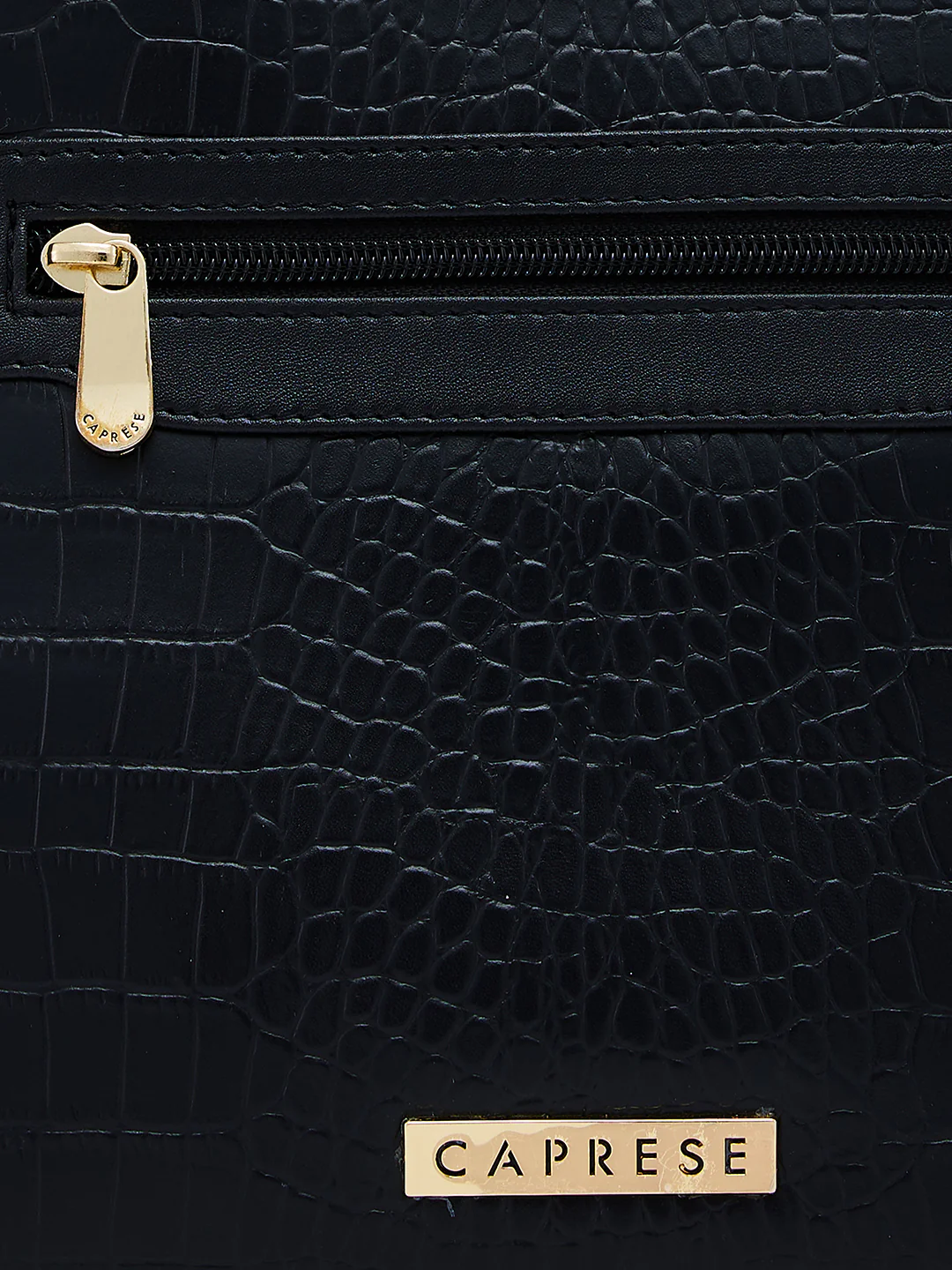 Caprese Savina Medium Black Sling Bag - Image 11
