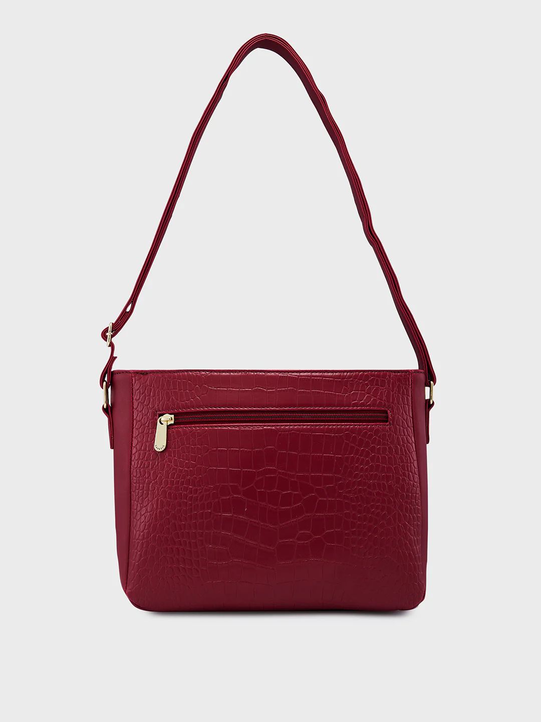 Caprese Savina Medium Maroon Sling Bag - Image 3