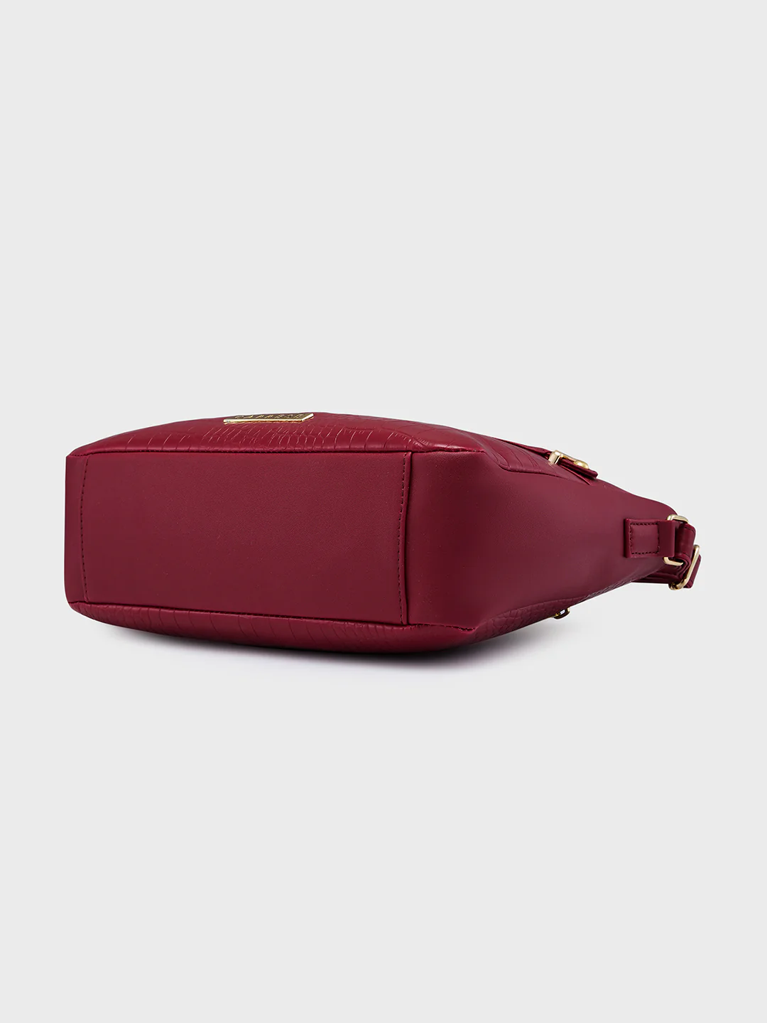 Caprese Savina Medium Maroon Sling Bag - Image 5