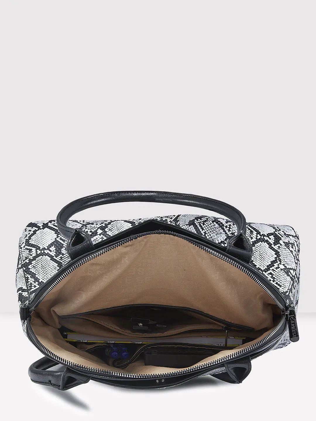 Caprese Saylor Large Black Satchel Bag - Image 10