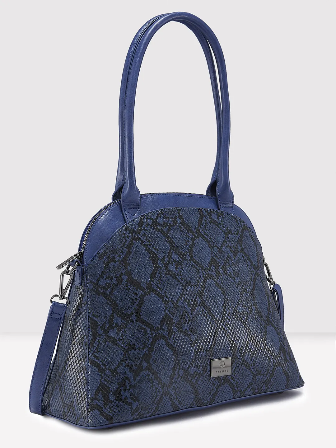 Caprese Saylor Large Blue Satchel Bag - Image 3