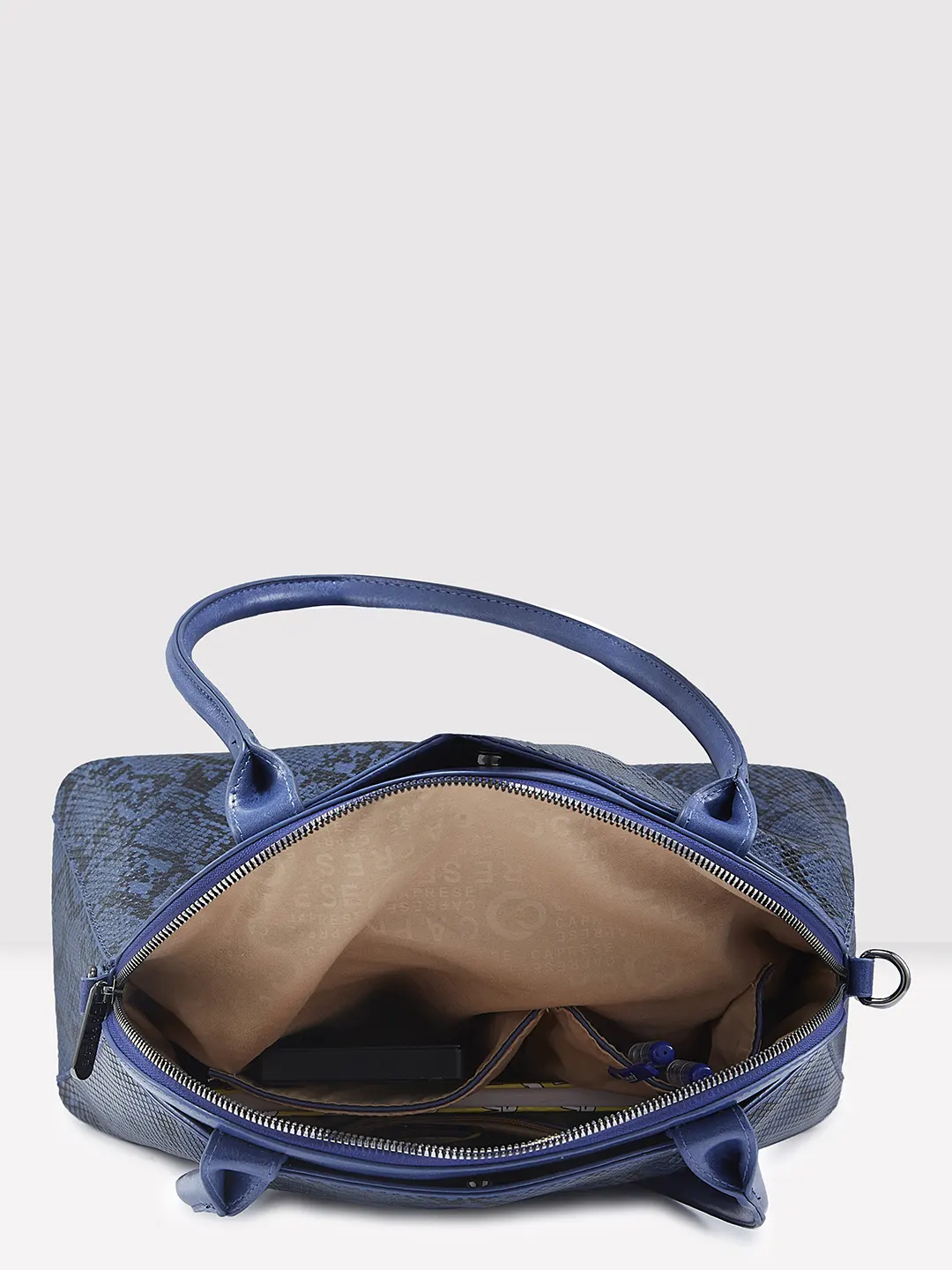 Caprese Saylor Large Blue Satchel Bag - Image 5