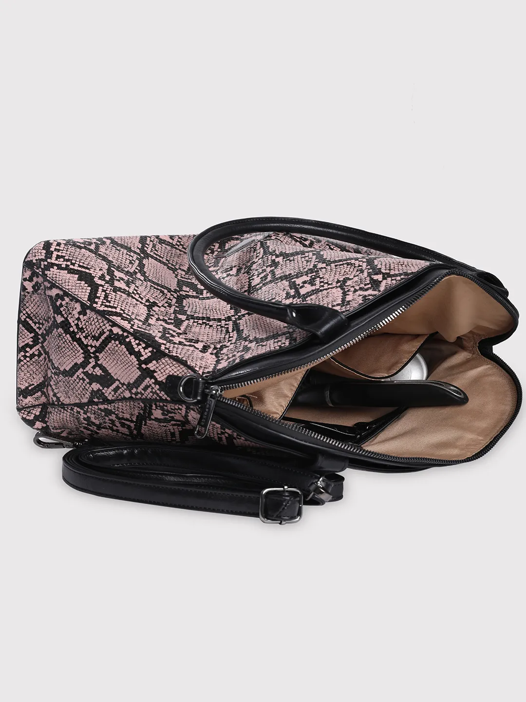 Caprese Saylor Large Pink Satchel Bag - Image 10