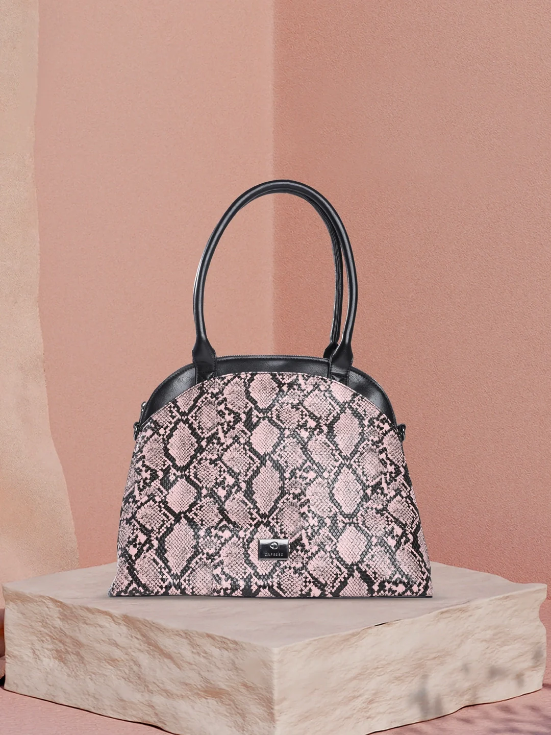 Caprese Saylor Large Pink Satchel Bag - Image 2