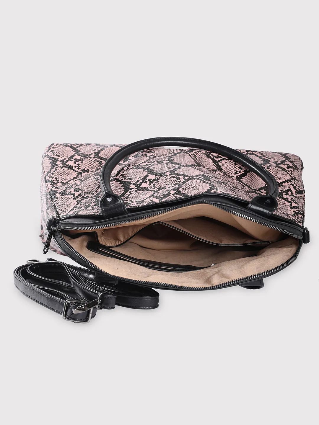 Caprese Saylor Large Pink Satchel Bag - Image 5
