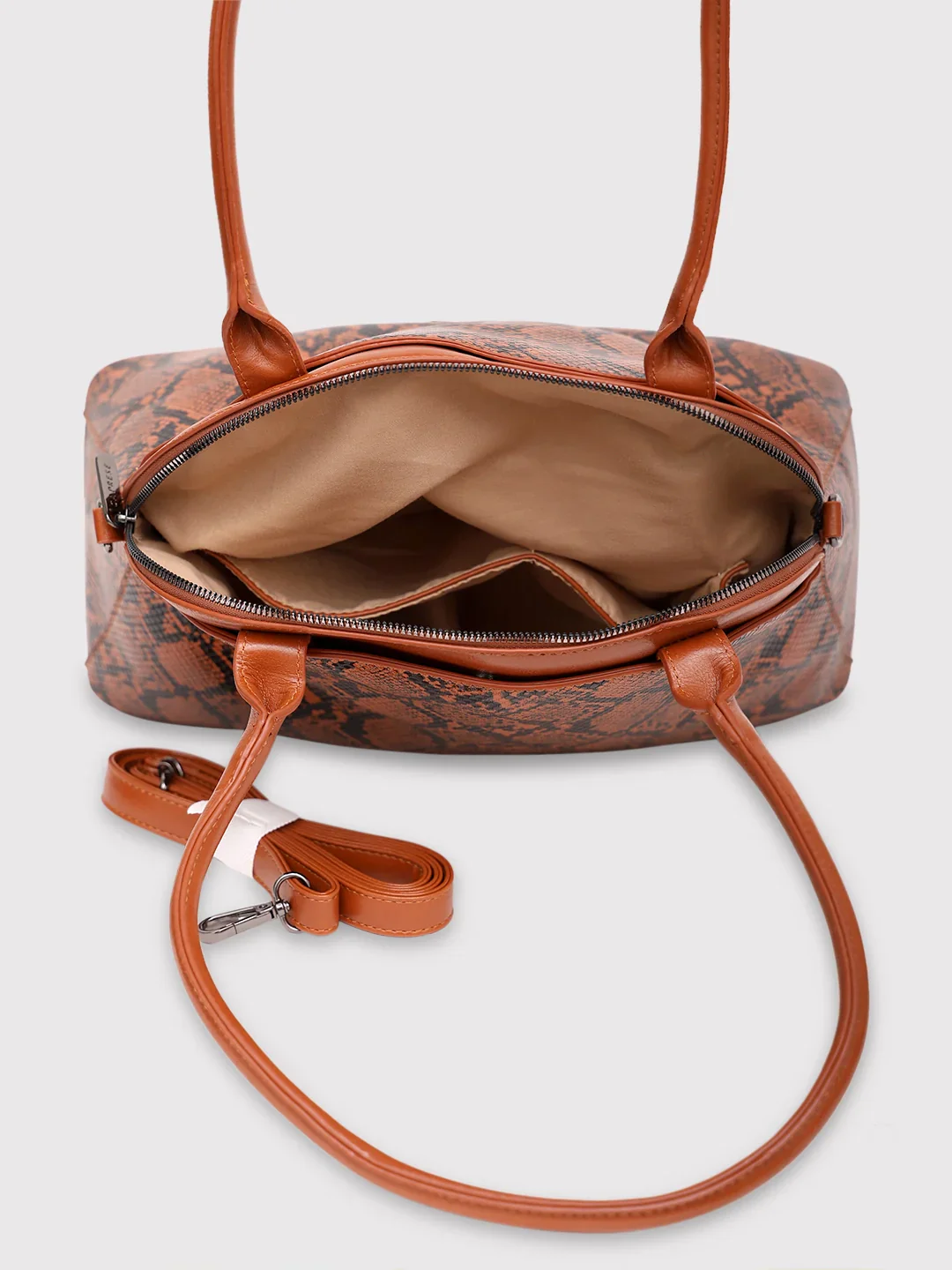 Caprese Saylor Large Tan Satchel Bag - Image 5